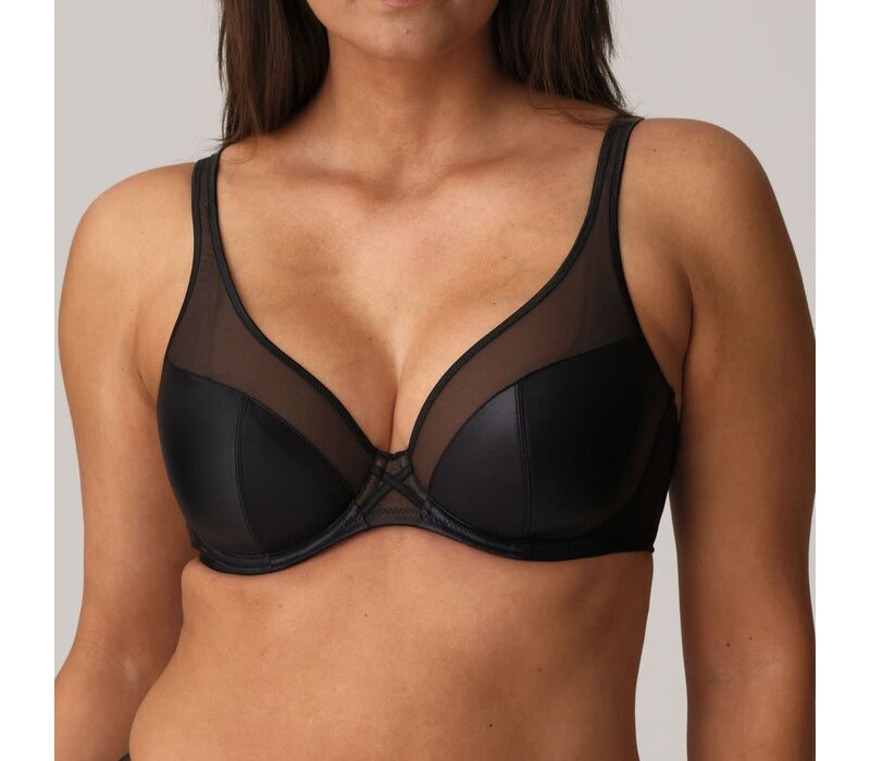 PDT Zipolite Half Padded Plunge Bra 0142424 black