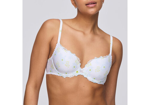 Marie Jo MJ Chen Padded Heart #0102686 White Yacht