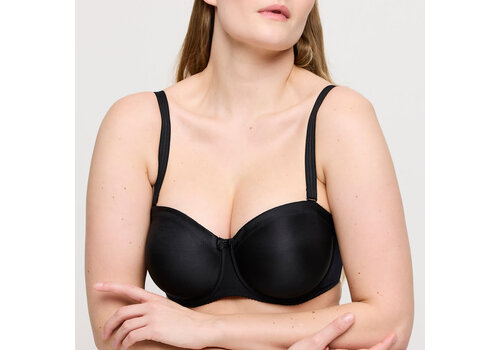 Prima Donna PD Strapless Non Padded Satin 0161331 Black