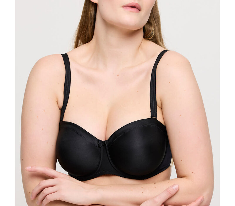 PD Strapless Non Padded Satin 0161331 Black