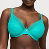 PDT Palermo Half Padded Plunge Bra 0142094 Sunny Teal