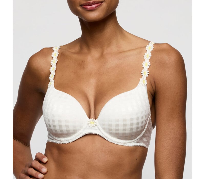 MJ Avero Padded Heart Shape 0200416 Ivory Petal