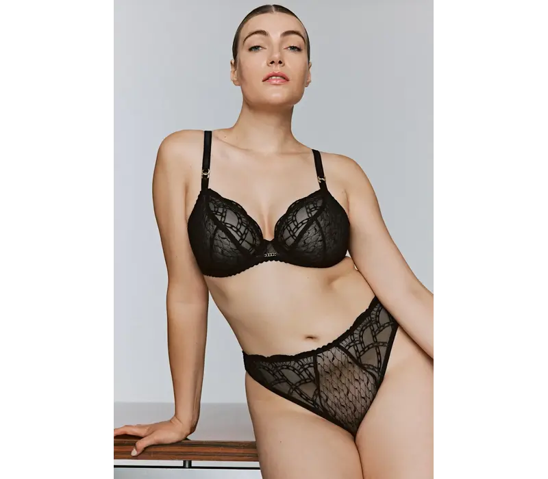 PD Naica Plunge Bra 0163594 Black