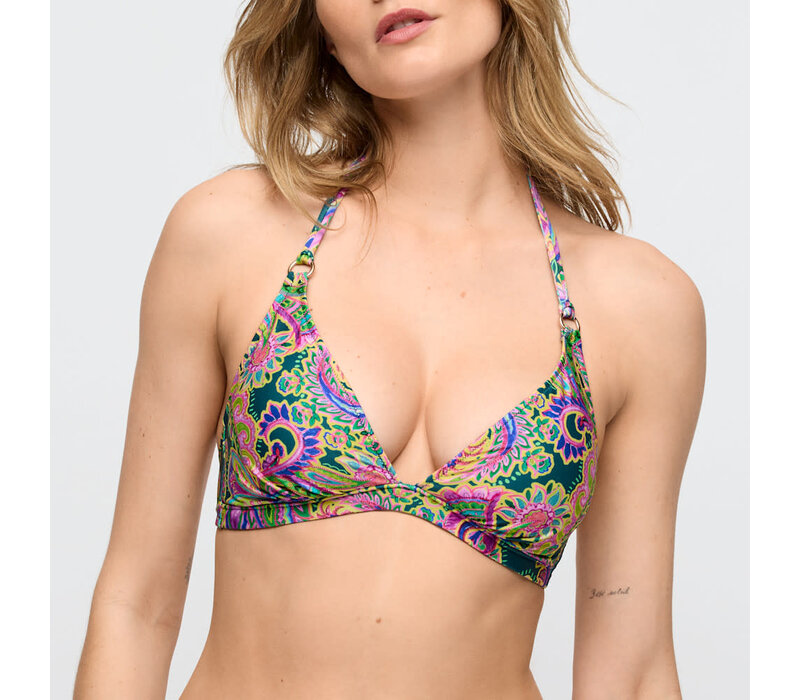 MJ Swimwear Jolise Padded Triangle Bikini #1008413 tropical Paisley