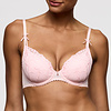 Marie Jo MJ Noova Padded Heartshape Bra #0103006 Gardenia Rose