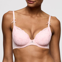 MJ Noova Padded Heartshape Bra #0103006 Gardenia Rose