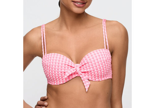 Marie Jo MJS Mary Lynn Bikini Balcony 1008519 Rose Gingham
