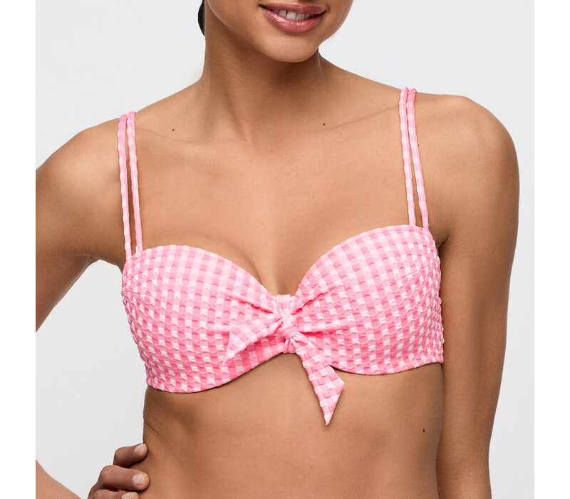 MJS Mary Lynn Bikini Balcony 1008519 Rose Gingham