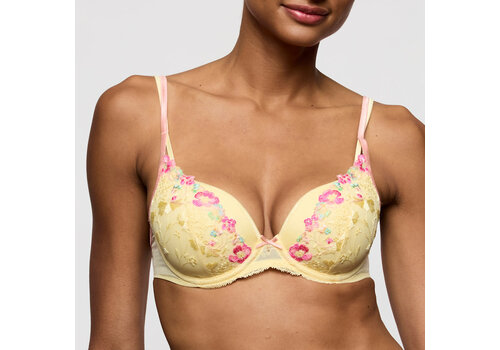 Marie Jo MJ LIZELOT Padded Heartshape Bra #0102896 French Vanilla