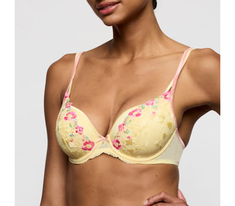 MJ LIZELOT Padded Heartshape Bra #0102896 French Vanilla