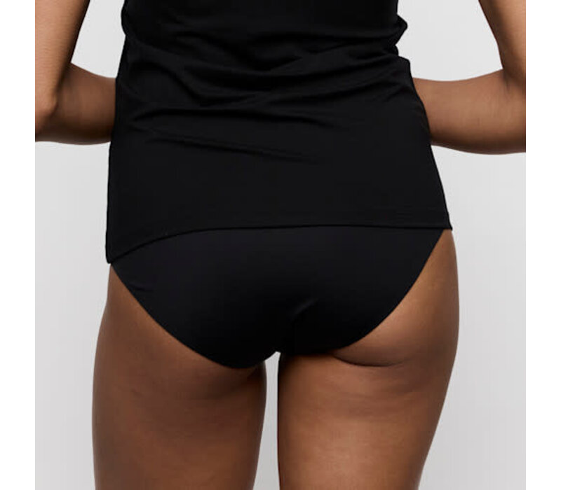 MJ Soft Studio Full Briefs 0503041 Black