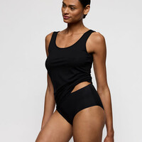 MJ Soft Studio Full Briefs 0503041 Black