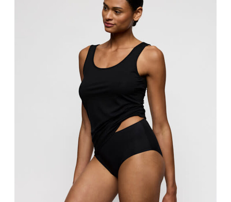 MJ Soft Studio Full Briefs 0503041 Black