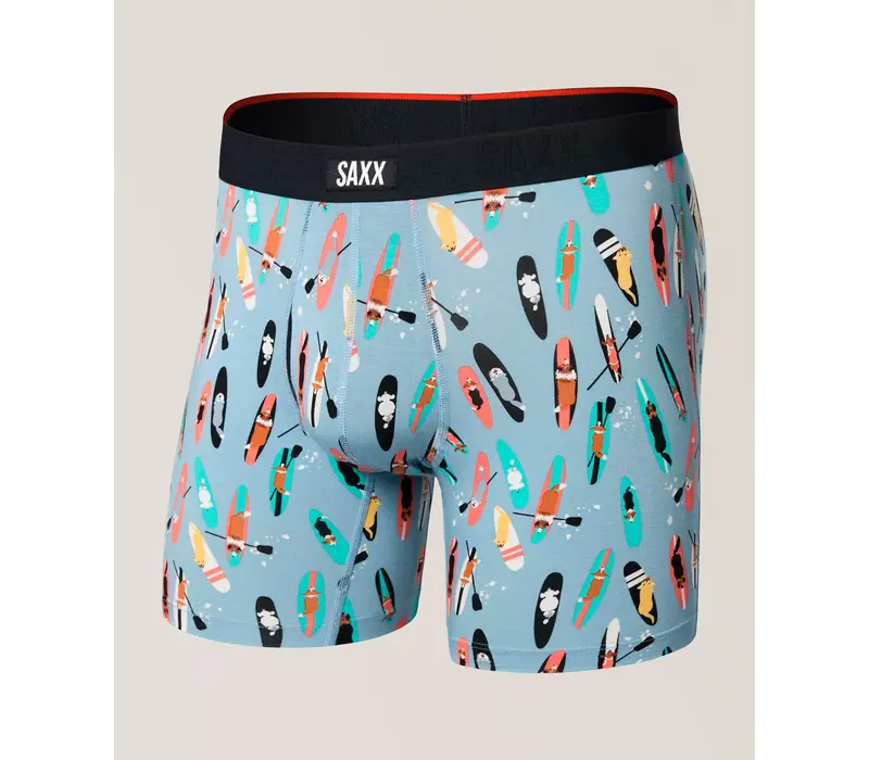 SAXX Vibe Xtra Soft Comfort BOXER BRIEF #SXVX24F - SDT SUP DOGS-ASHLEY BLUE