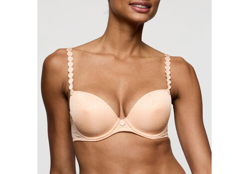 Marie Jo MJ Tom  Padded Plunge 0120822  Peach Whisper