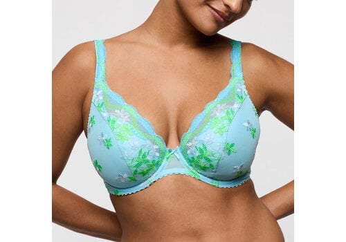 Prima Donna PD Cala Luna HALF PADDED PLUNGE#0163542 Ice Dream