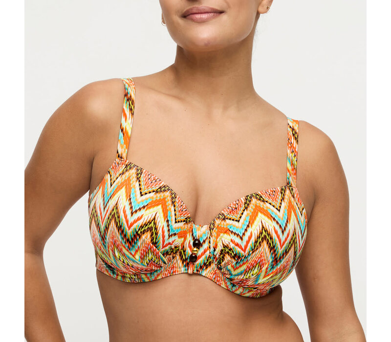 PDS Tubou Full Cup Bikini Top #4013810 Ikat Summer