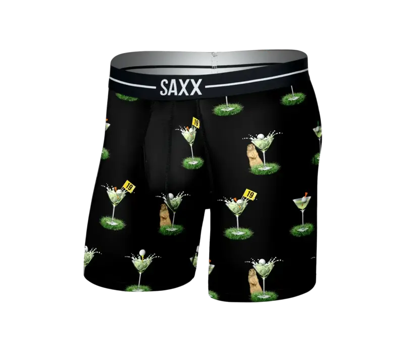 Saxx Volt Breathable Mesh Boxer brief SXBB85-handicap black