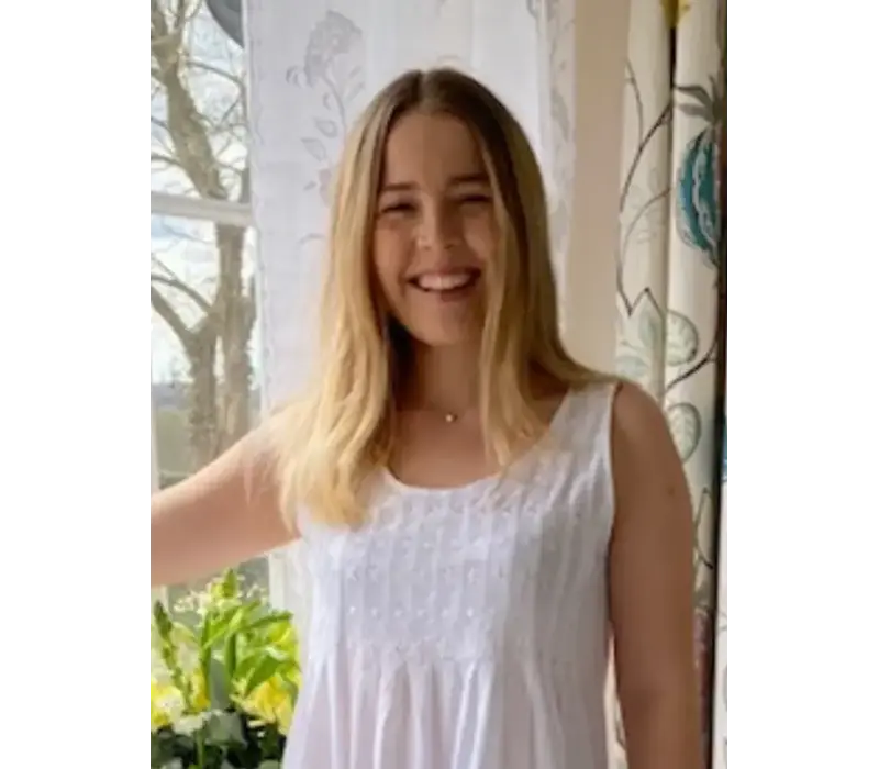 English Rose Daisy Sleeveless Nightie