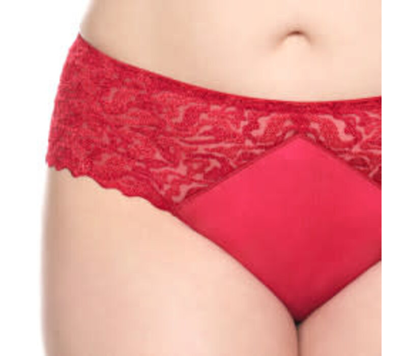 LB Electric Waves Shorty Brief #494*40 Rouge a Levres