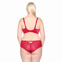 LB Electric Waves Scarf Bra #494*11 Rouge a Levres
