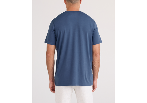 Saxx SAXX Droptemp Cooling Cotton TEE #SXTS82 - WID Washed Indigo