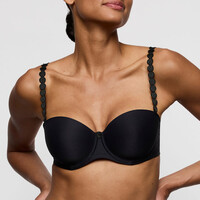 MJ Tom PADDED STRAPLESS #0120828 Charcoal