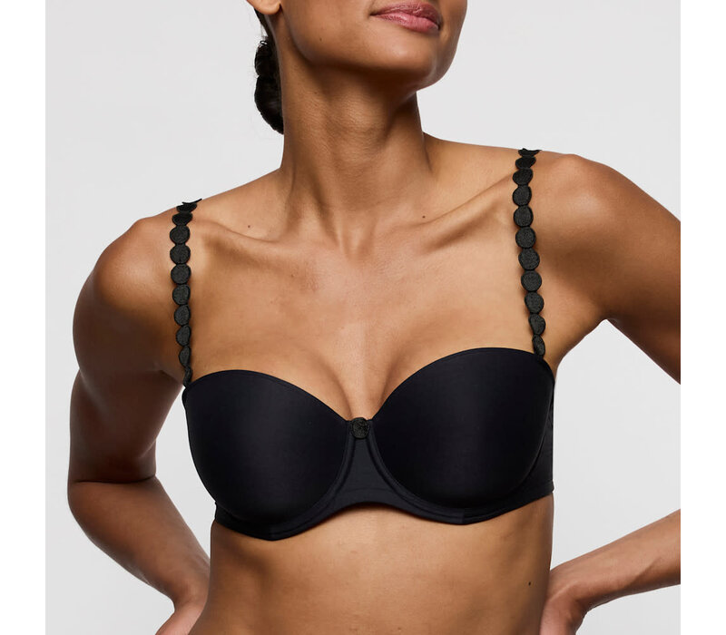 MJ Tom PADDED STRAPLESS #0120828 Charcoal