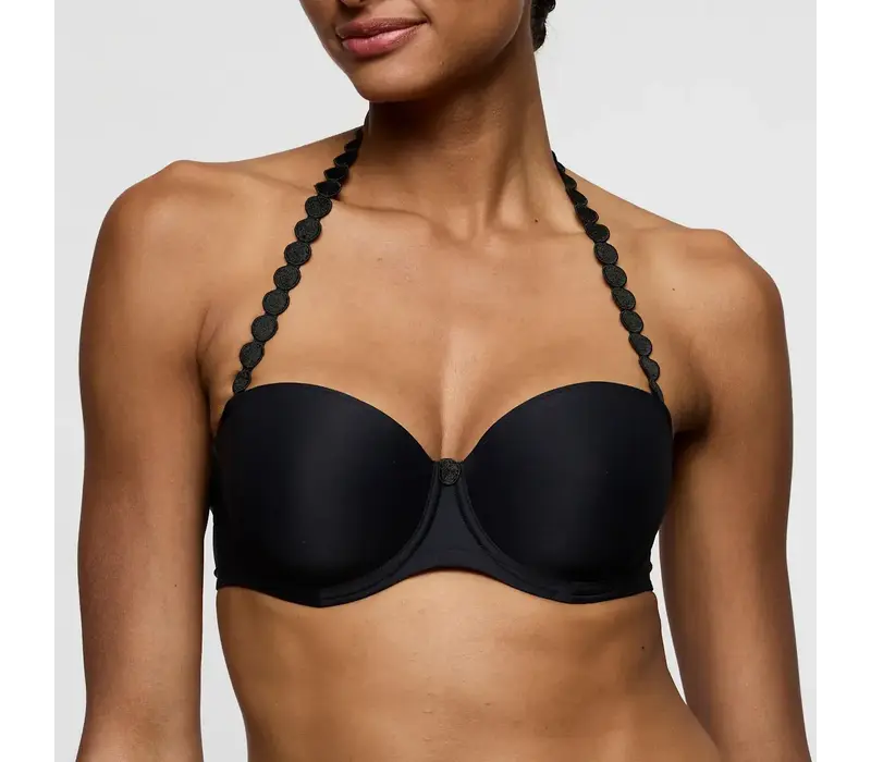 MJ Tom PADDED STRAPLESS #0120828 Charcoal