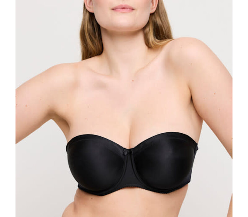 PD Strapless Non Padded Satin 0161331 Black
