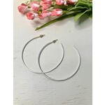 Canvas Jewelry Canvas Gwen Silver Hoop