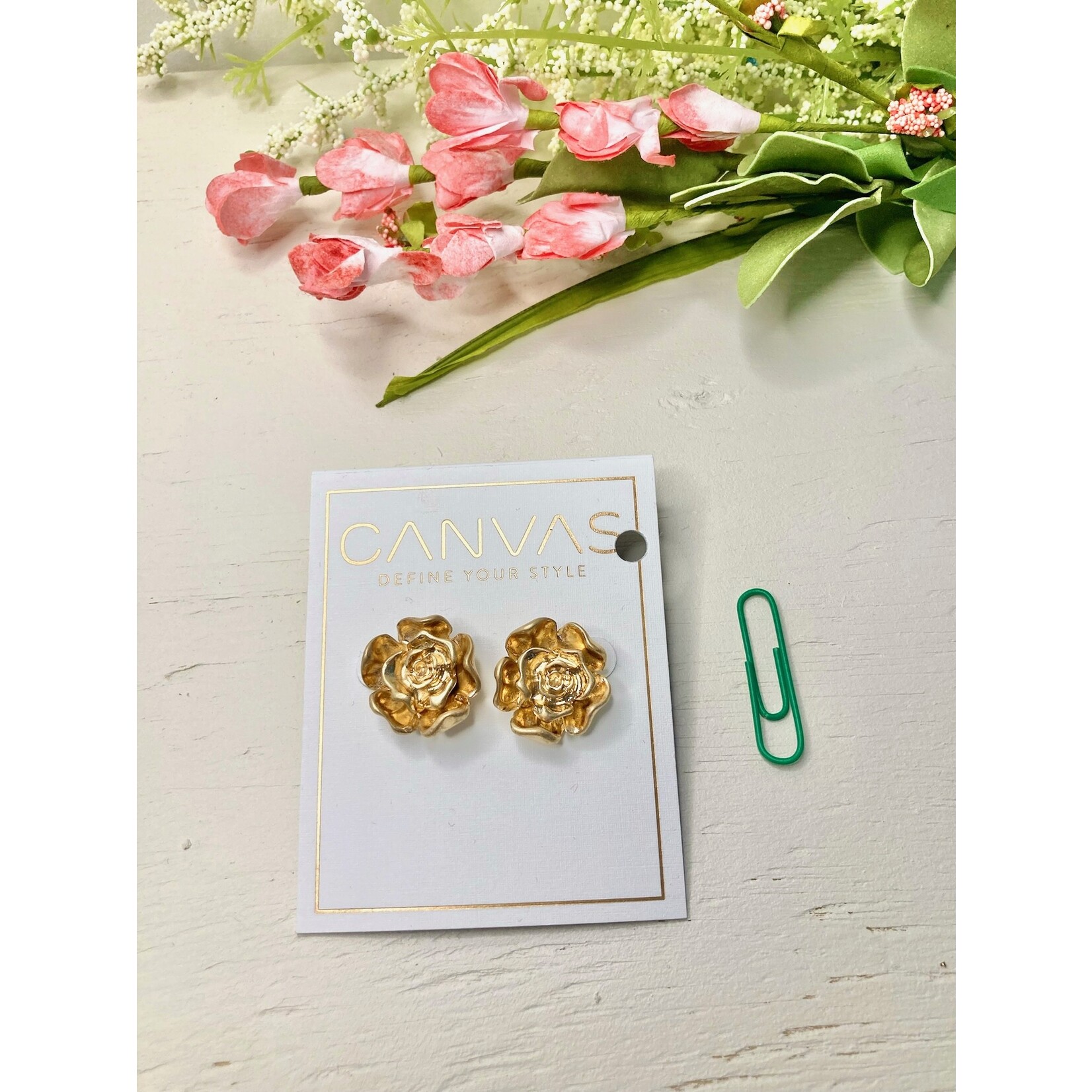 Canvas Jewelry Canvas Sydney Rose Studs