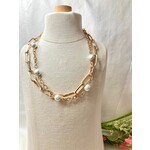 Canvas Jewelry Canvas Perrie Pearl Necklace