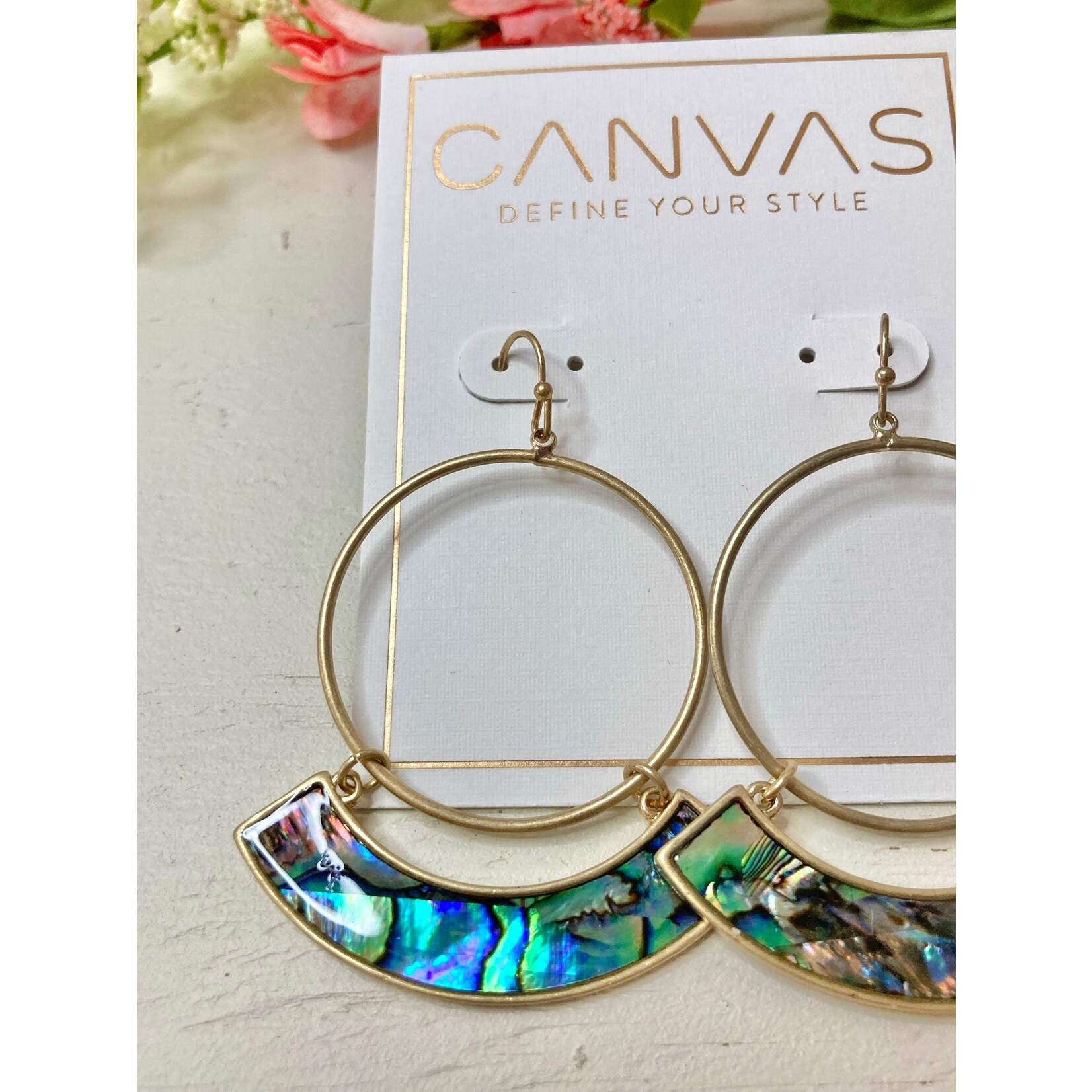 Canvas Jewelry Canvas Maeve Hoops