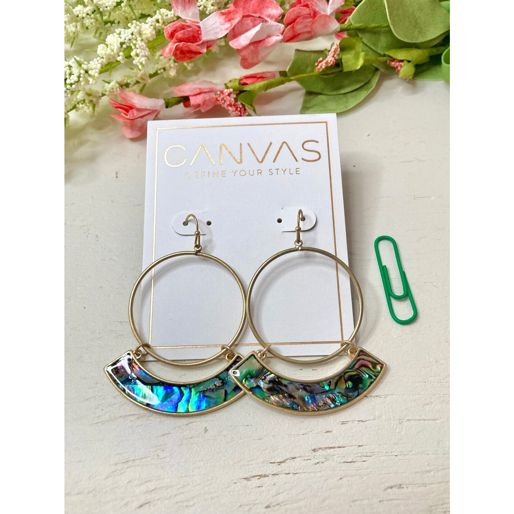 Canvas Jewelry Canvas Maeve Hoops