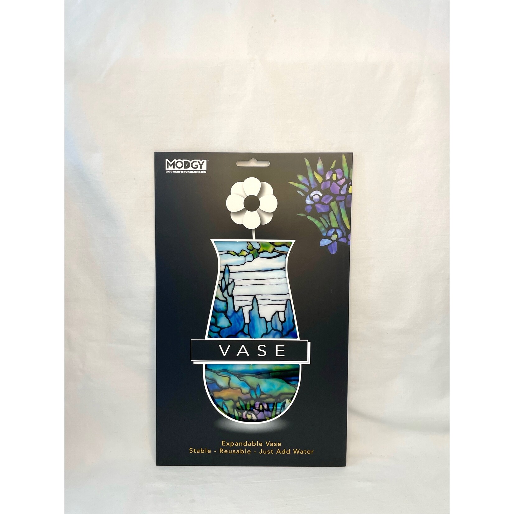 Modgy Louis C. Tiffany Iris Landscape Modgy Vase