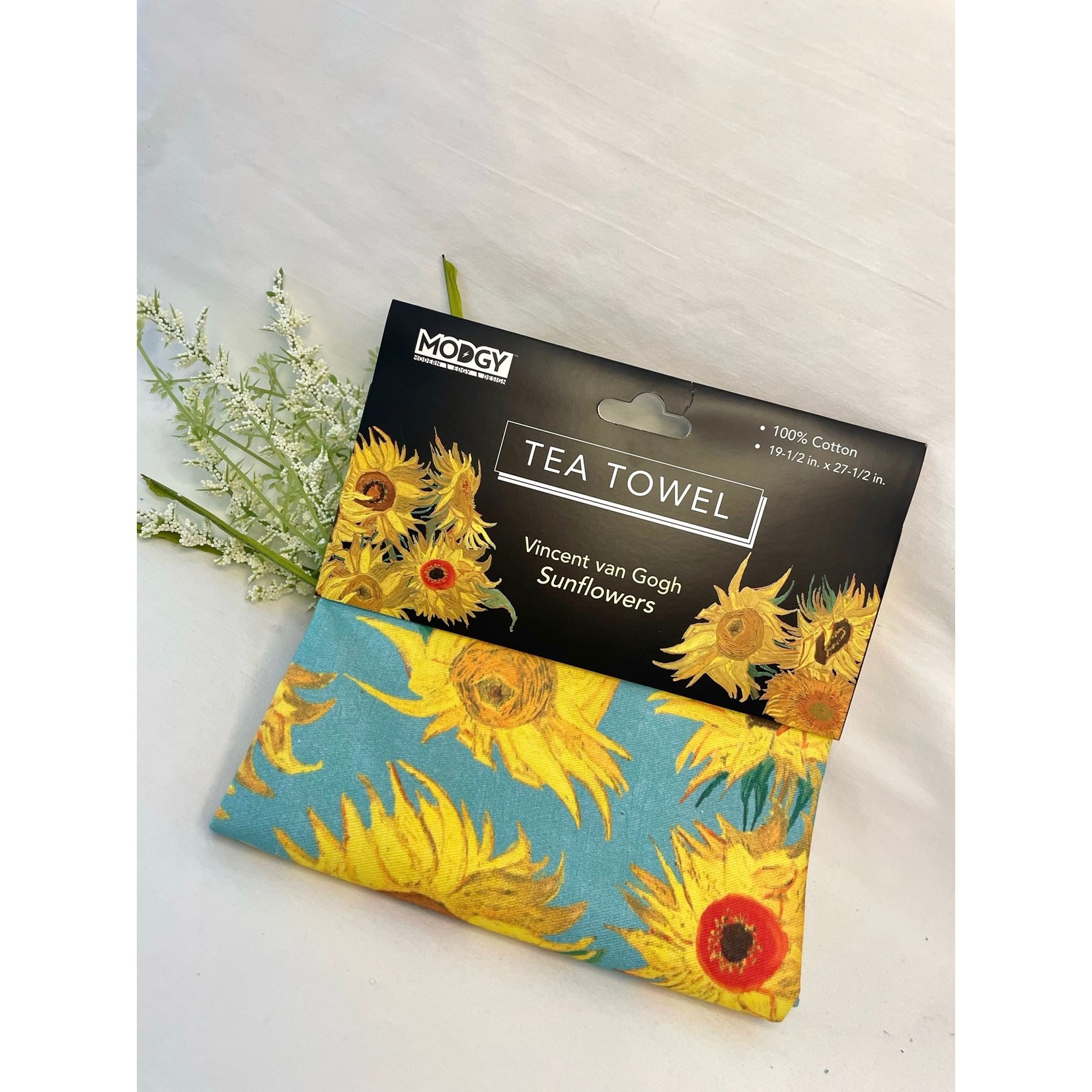 Modgy Vincent van Gogh Sunflowers Modgy Tea Towel