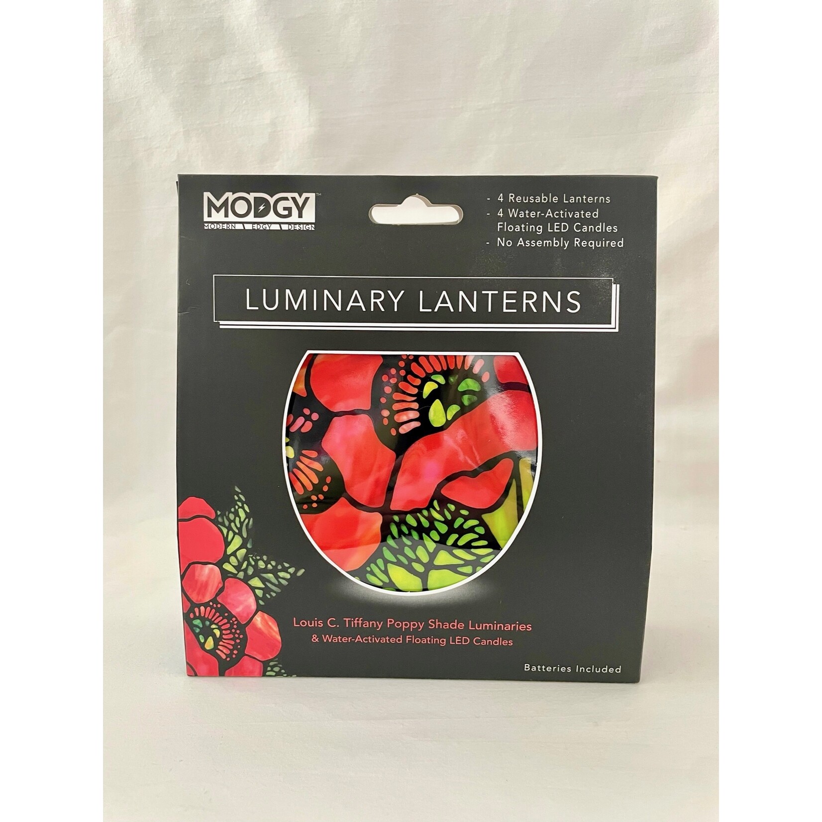 Modgy Louis C. Tiffany Poppy Shade Modgy Lantern