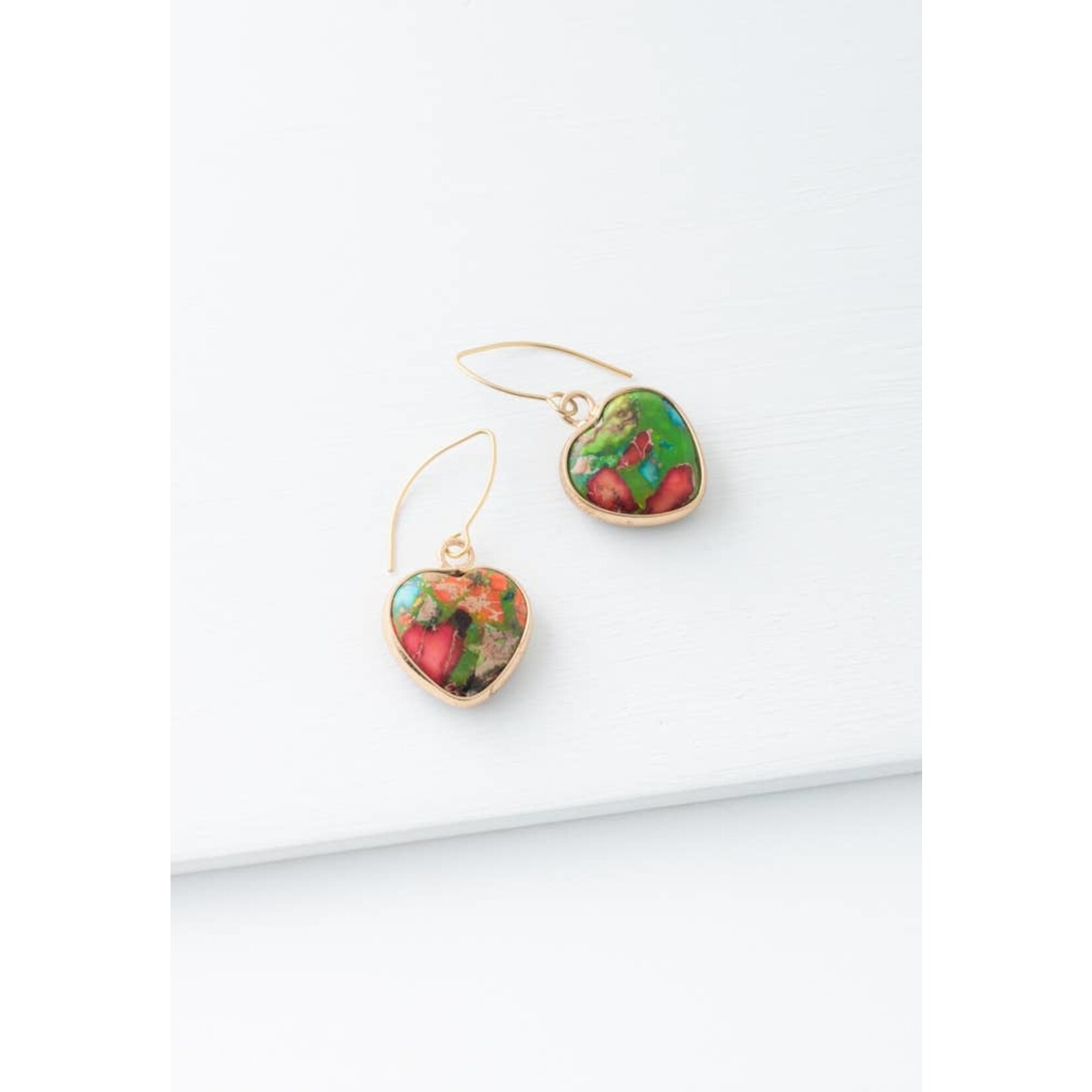 starfish Starfish Project Love In Bloom Jasper Earrings