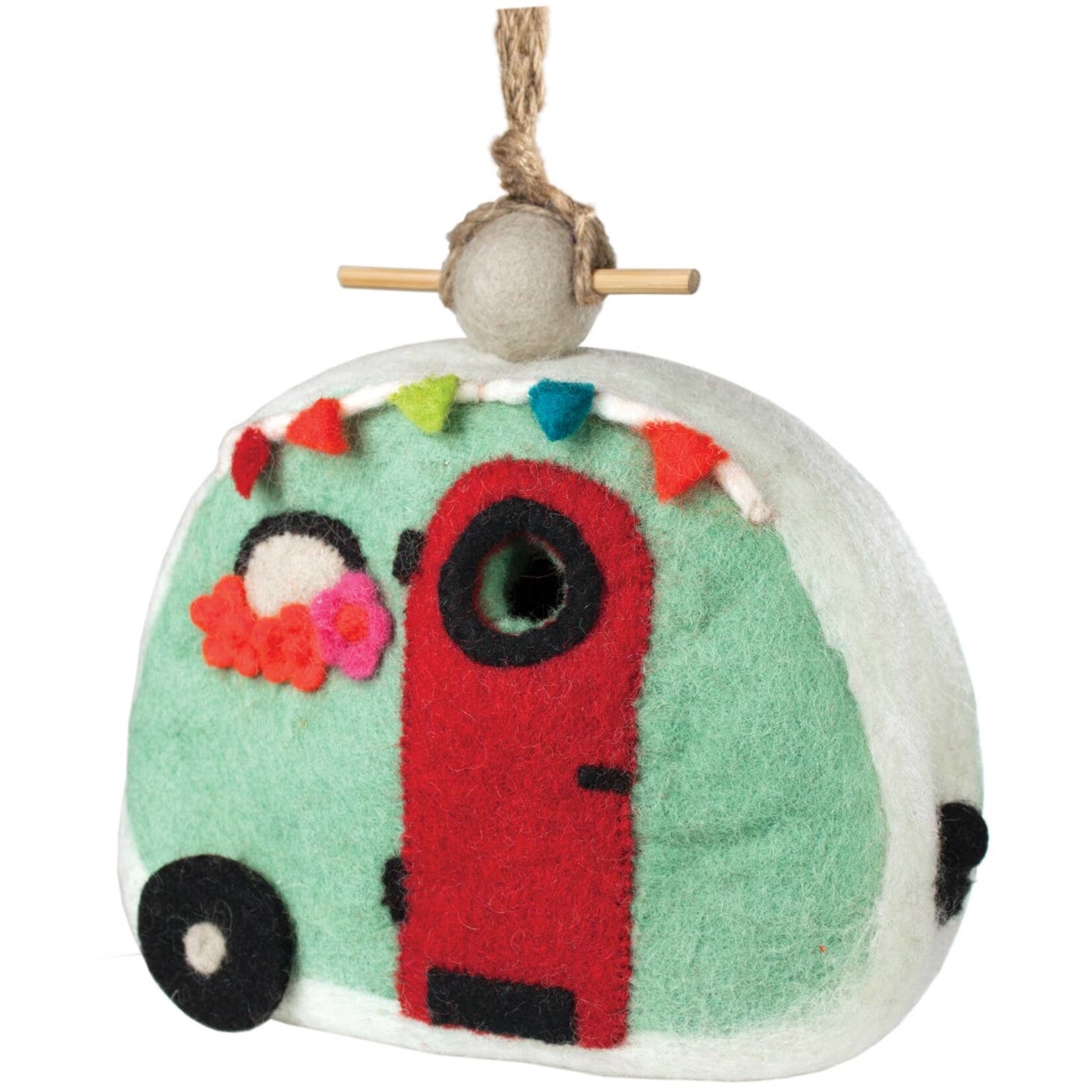 DZI dZi Handmade Retro Camper Birdhouse