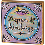 Primitives by Kathy Spread Kindness Block Sign