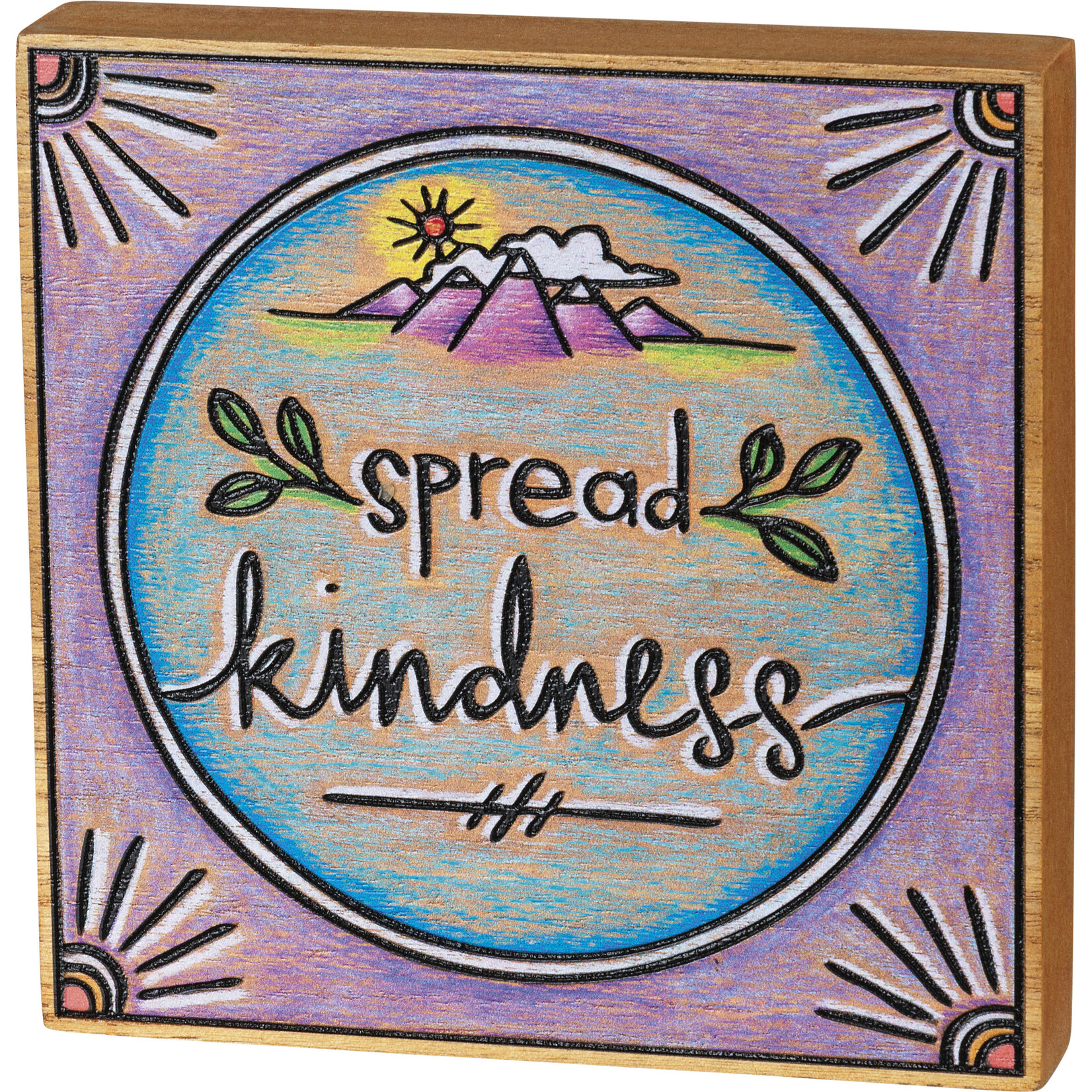 Primitives by Kathy Primitives by Kathy - Spread Kindness Block Sign