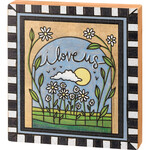 Primitives by Kathy I Love Us Box Sign