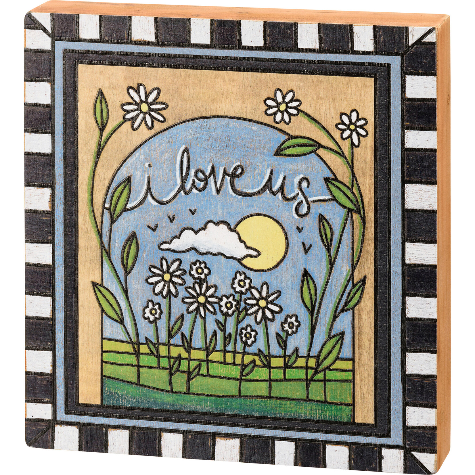 Primitives by Kathy Primitives by Kathy- I Love Us Box Sign
