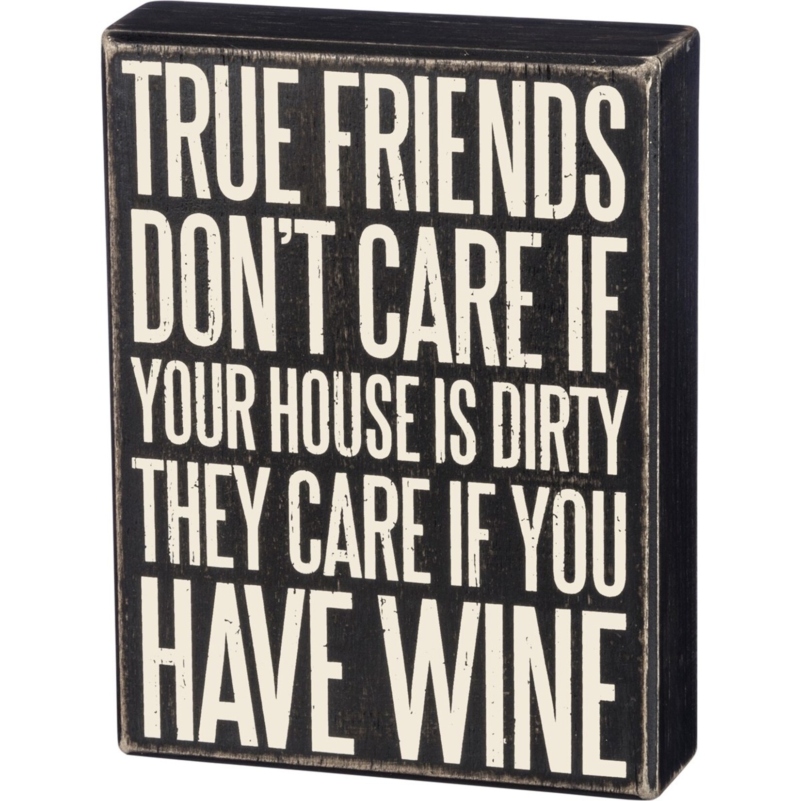 Primitives by Kathy Primitives by Kathy- True Friends Box Sign
