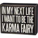 Primitives by Kathy Karma Fairy Box Sign