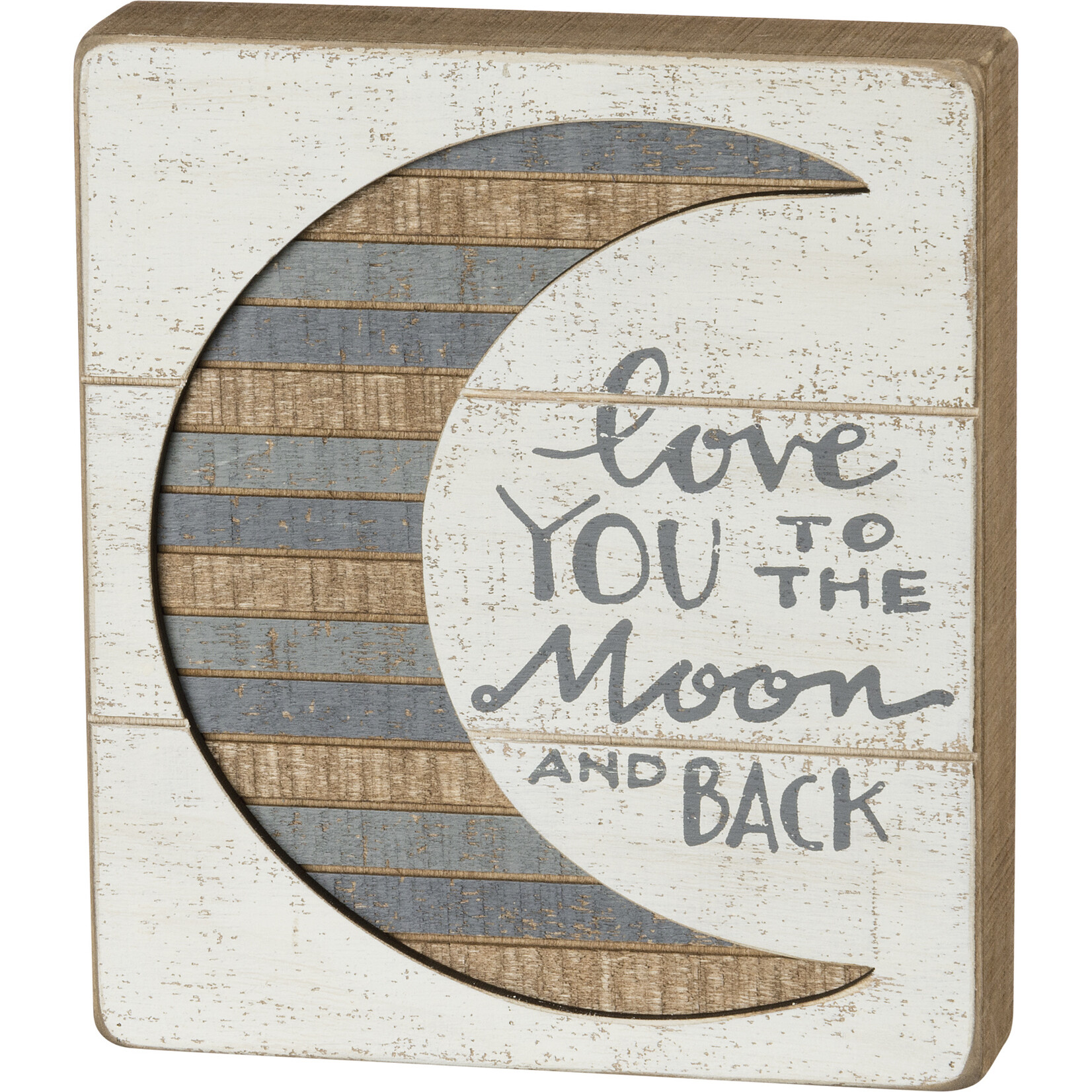 Primitives by Kathy Primitives by Kathy- Moon and Back Slat Sign