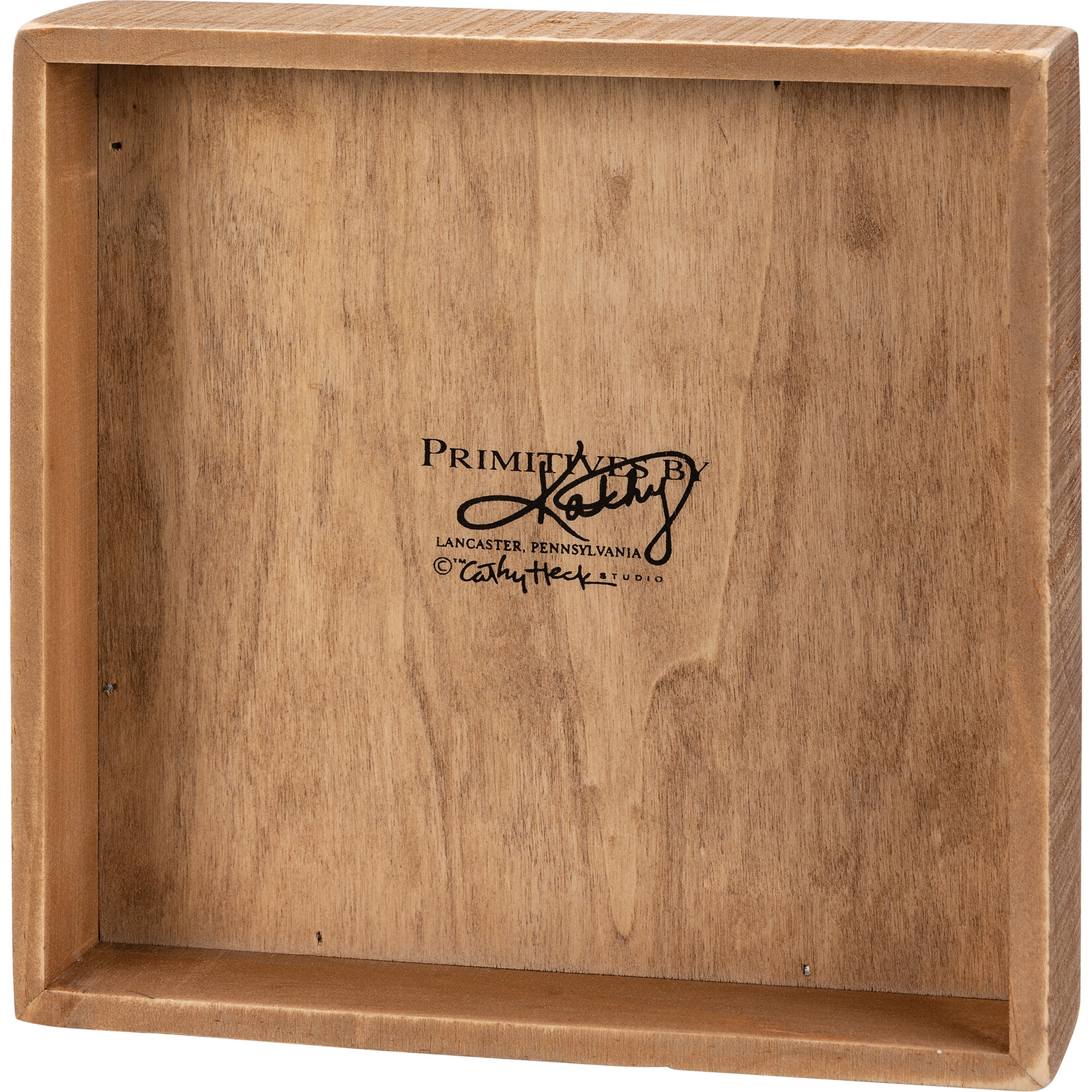 Primitives by Kathy Primitives by Kathy- Moon and Back Floral Inset Sign