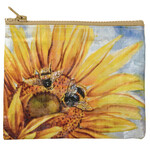 Primitives by Kathy Sunflower Bee Zipper Wallet