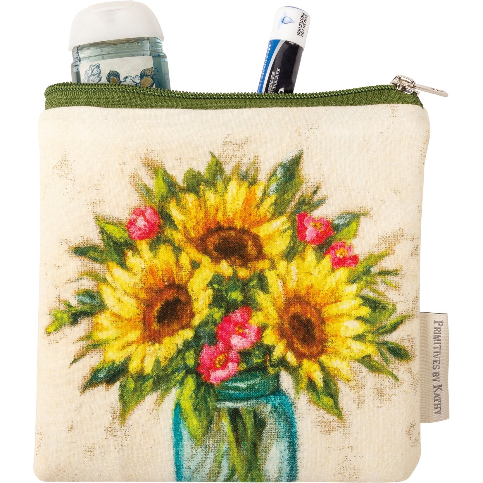 Primitives by Kathy Primitives by Kathy Sunflowers Everything Pouch